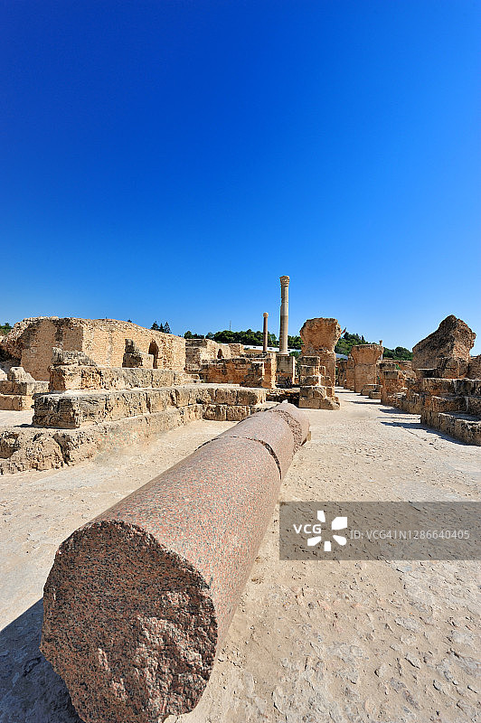 迦太基安东尼浴场图片素材