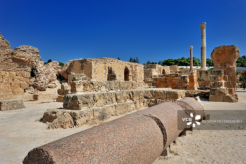 迦太基安东尼浴场图片素材