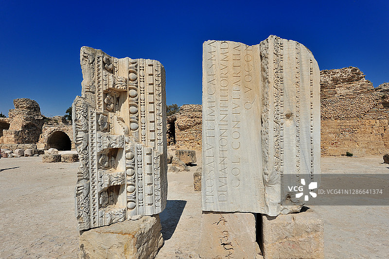 迦太基安东尼浴场图片素材