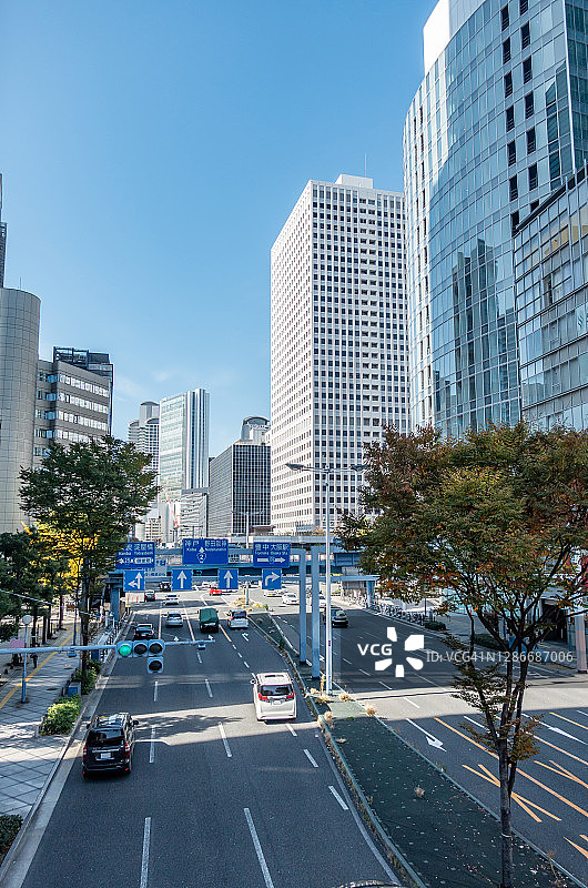 日本大阪城市街景图片素材