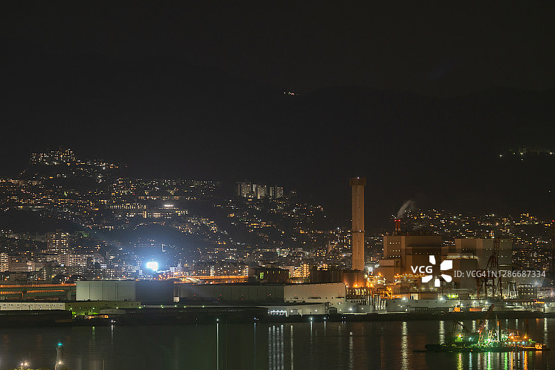 日本神户城市夜景图片素材