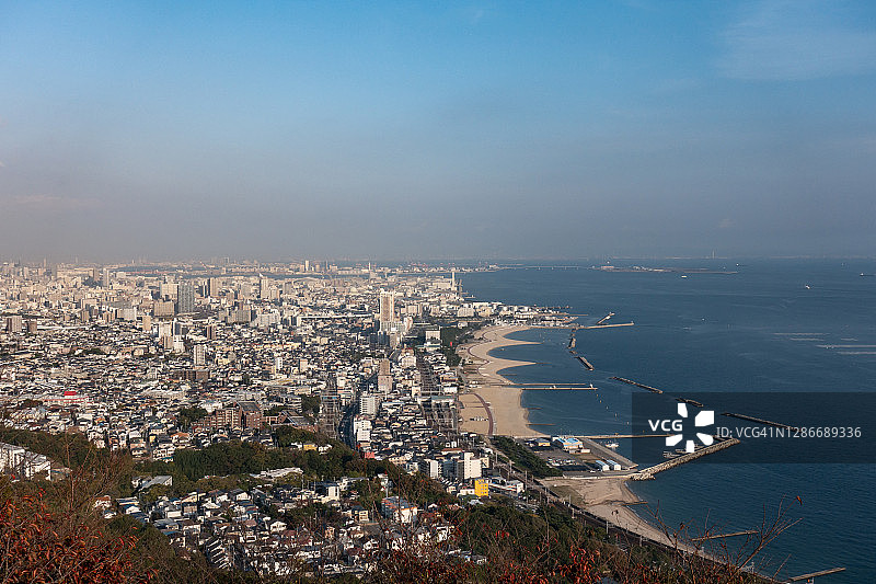 日本神户市海滩图片素材