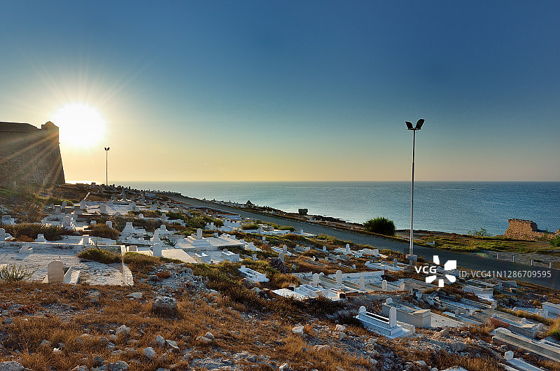 马赫迪亚海洋公墓图片素材