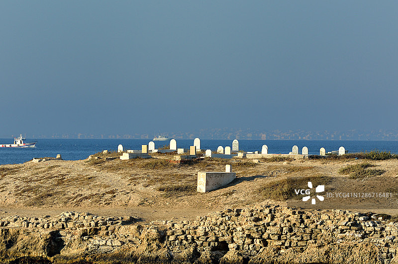 马赫迪亚海洋公墓图片素材