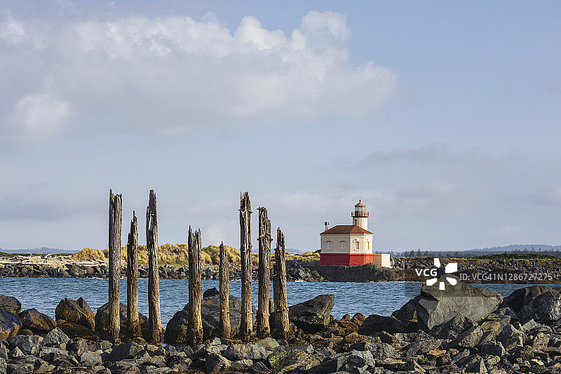 科基尔河灯塔图片素材