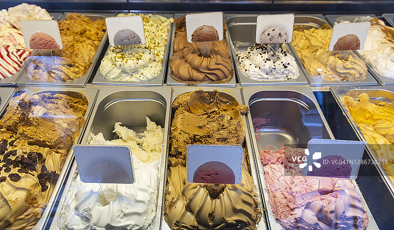 彩色冰淇淋图片素材