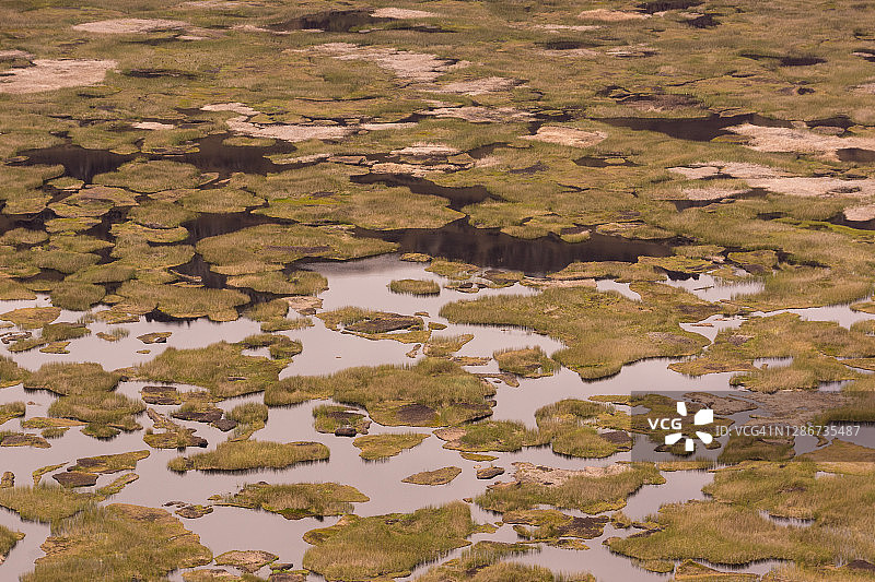 复活节岛拉诺卡乌火山淡水湖图片素材
