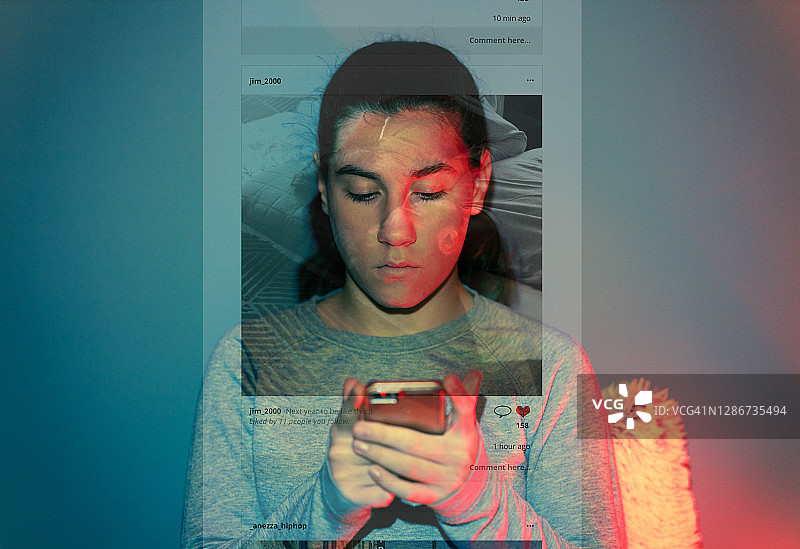 过度使用社交媒体图片素材