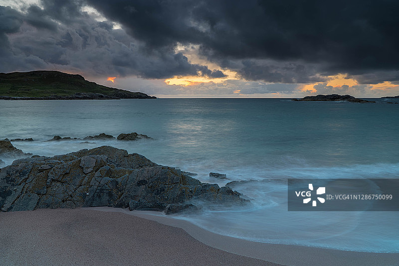 明奇海峡海景图片素材