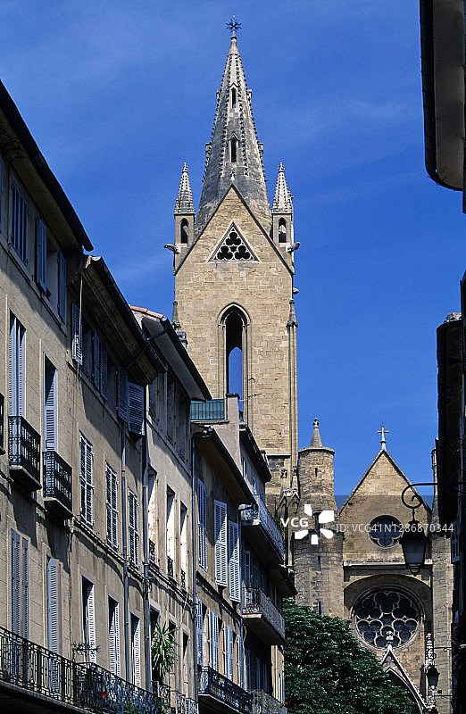 普罗旺斯地区艾克斯的圣让德马尔特教堂图片素材