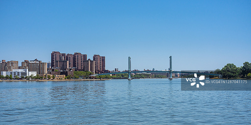 纽约东哈莱姆沃兹岛大桥图片素材