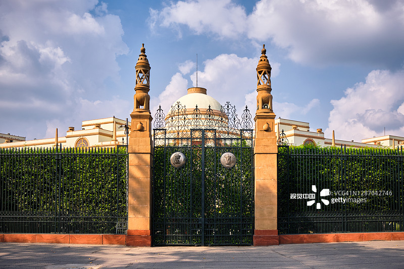 印度政府在用的海德拉巴大楼，新德里图片素材