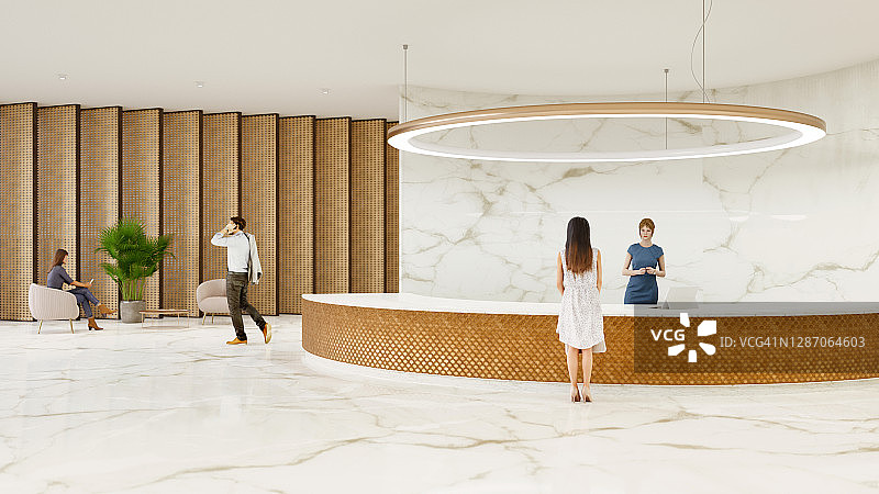 现代大堂图片素材