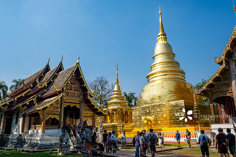 金色佛教寺庙 - 帕辛寺图片素材