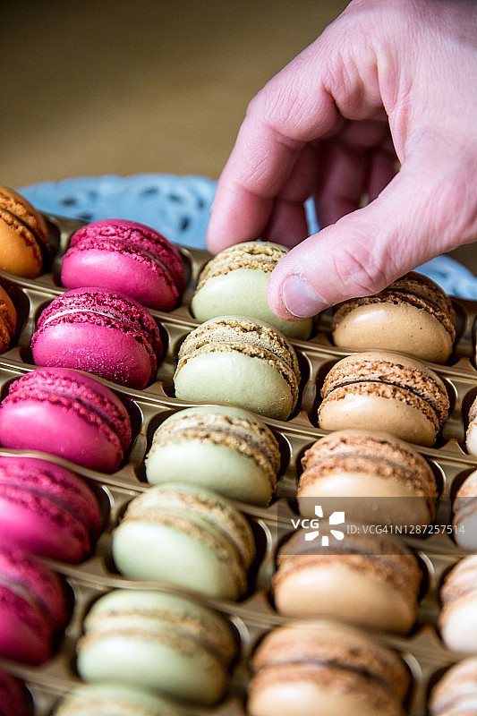 蛋白杏仁饼图片素材
