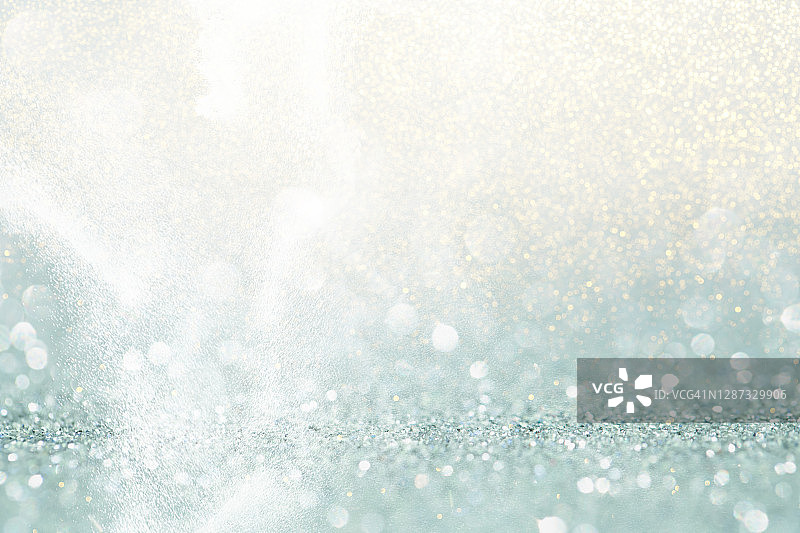 闪耀光点抽象背景（新年概念）图片素材