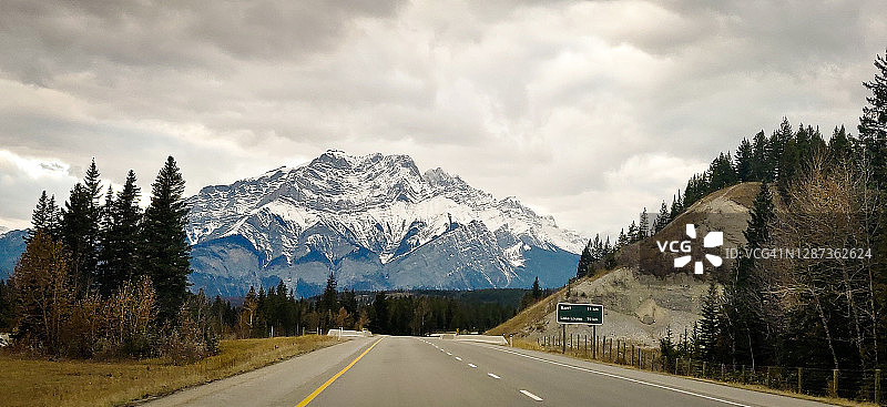 横贯加拿大公路，伦德尔山自然保护区图片素材
