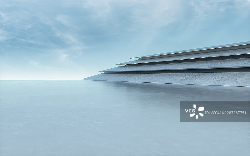 混凝土建筑背景图片素材