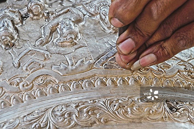 缅甸银匠图片素材