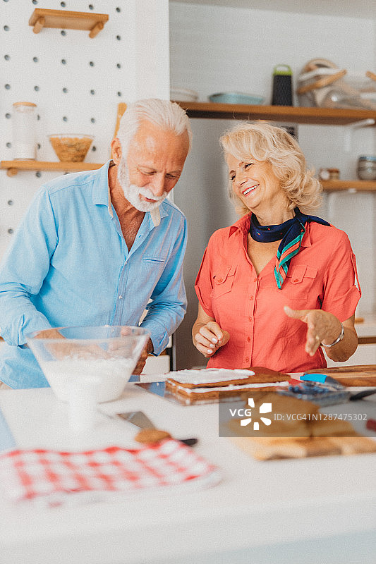 家中的老年夫妇图片素材