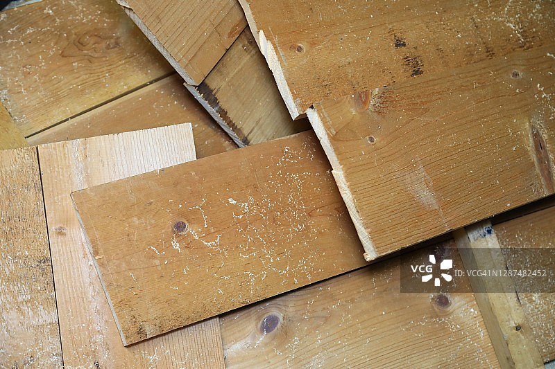 木工车间木板特写图片素材