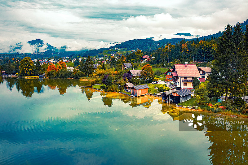 奥地利格蒙登风光图片素材