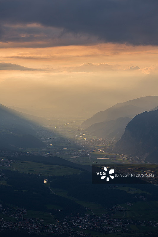 因河谷图片素材