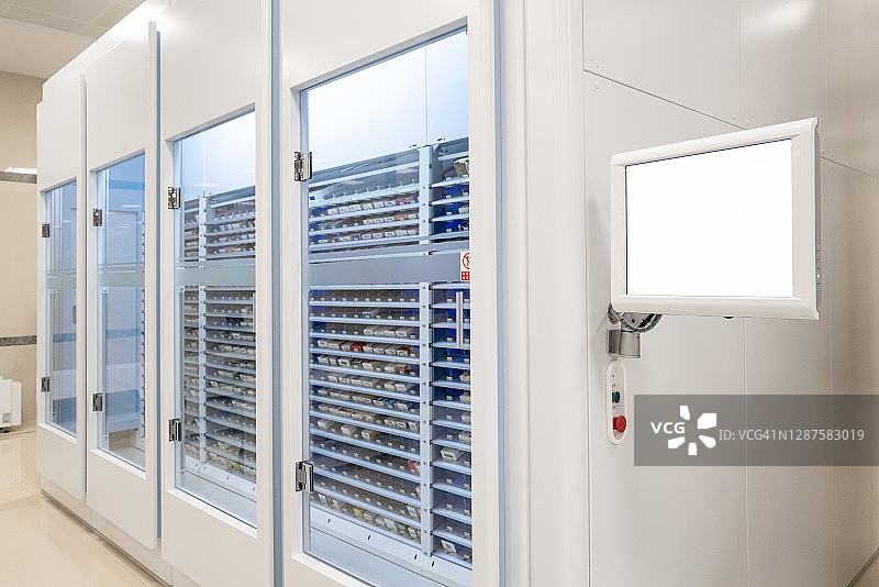 医院自动化药房仓库图片素材