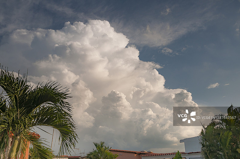 密集积云图片素材