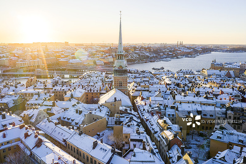 冬季城市建筑图片素材