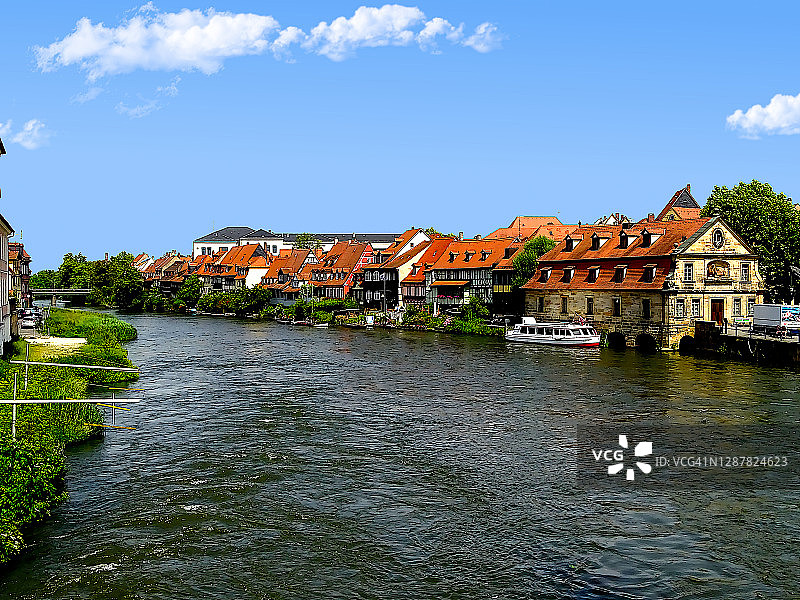 德国班贝格小威尼斯渔村图片素材