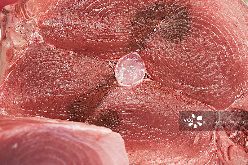 金枪鱼横截面（意大利西西里岛）图片素材