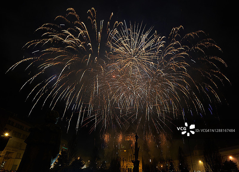 罗马尼亚国庆节期间的克卢日-纳波卡图片素材