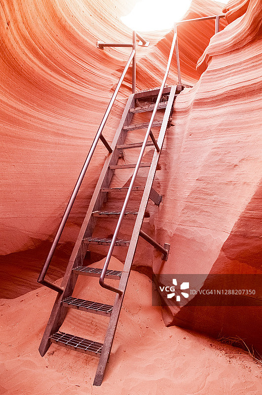 下羚羊峡谷的阶梯图片素材