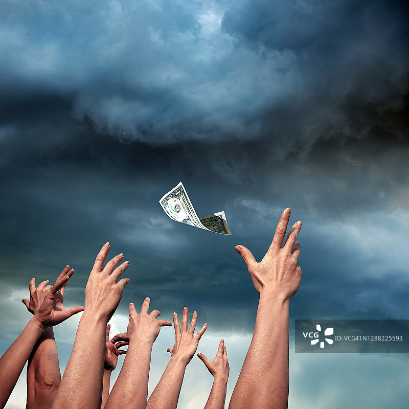 金融困境概念图片素材