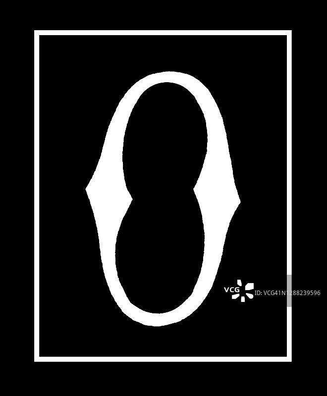 字母O装饰图案老式雕刻插图图片素材