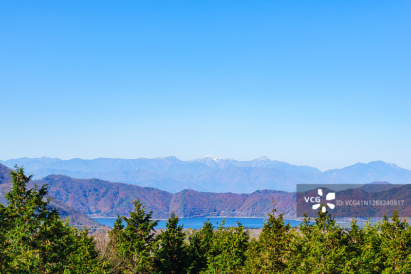 日本南阿尔卑斯山风光图片素材