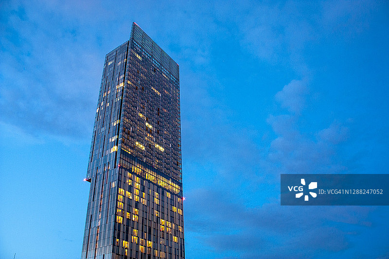 英国曼彻斯特迪恩斯盖特希尔顿酒店图片素材