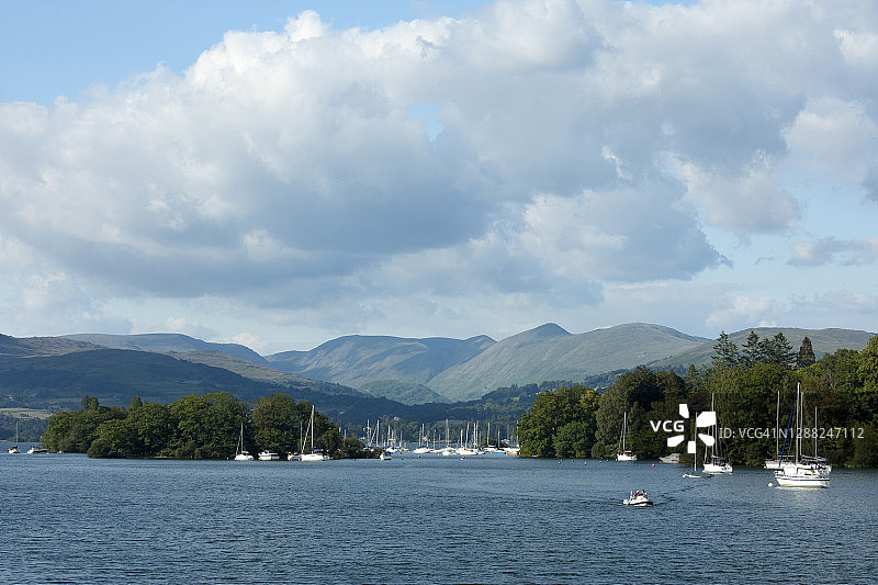 英国温德米尔湖-湖区国家公园图片素材