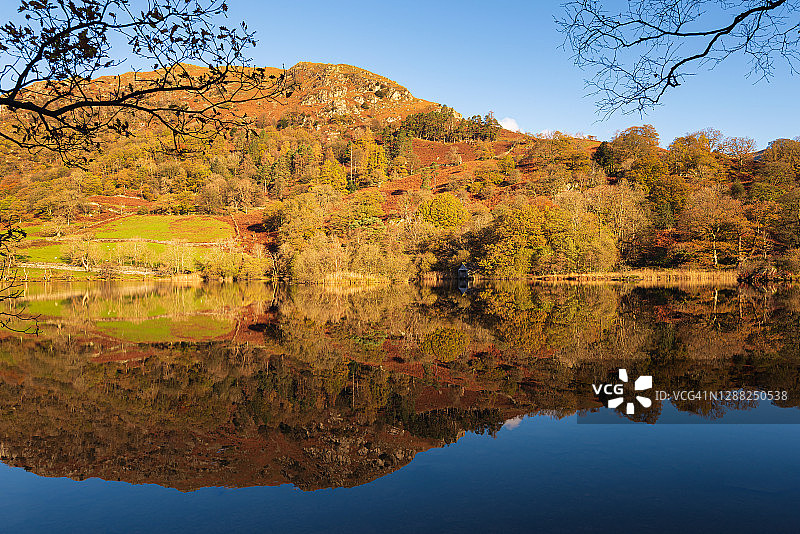 赖代尔倒影图片素材