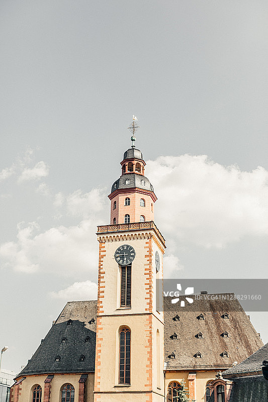 德国法兰克福的圣凯瑟琳教堂图片素材