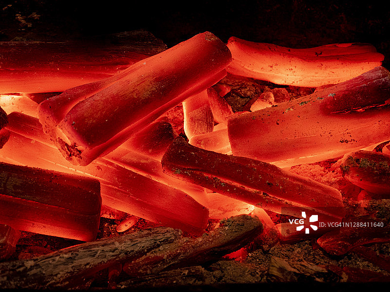 木炭火图片素材