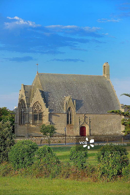 勒克鲁瓦西的十字架小教堂（15世纪）图片素材