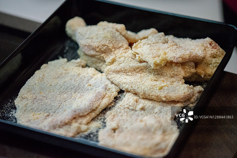 维也纳炸肉排图片素材