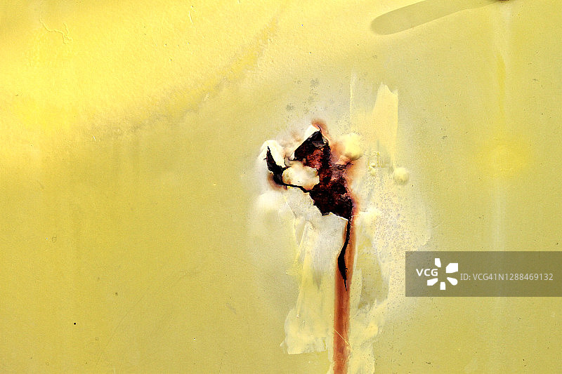 汽车外部生锈的金属表面特写图片素材