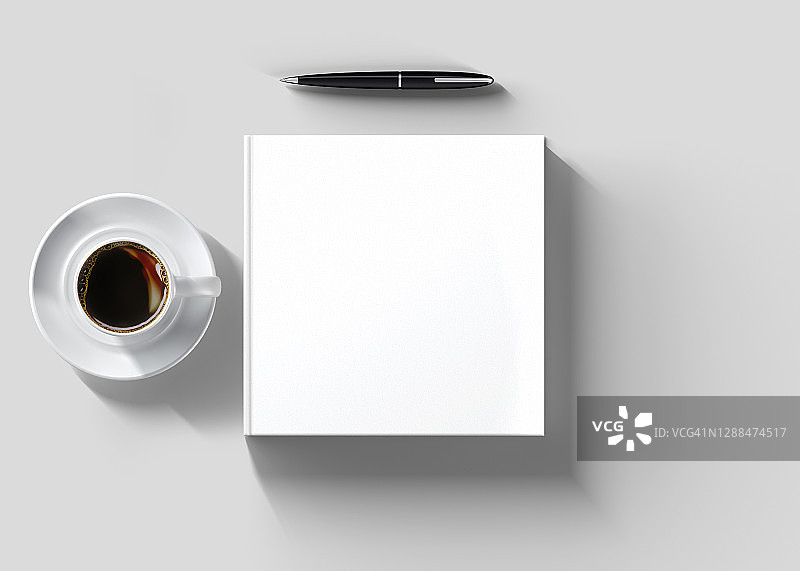 用于模型展示的空白书籍图片素材