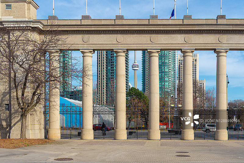 加拿大，多伦多展览中心柱廊图片素材