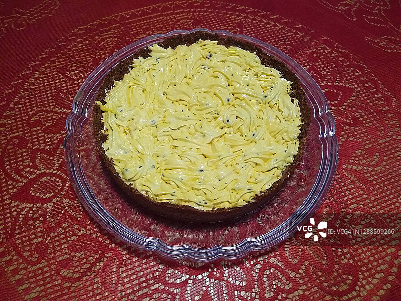 百香果慕斯派图片素材