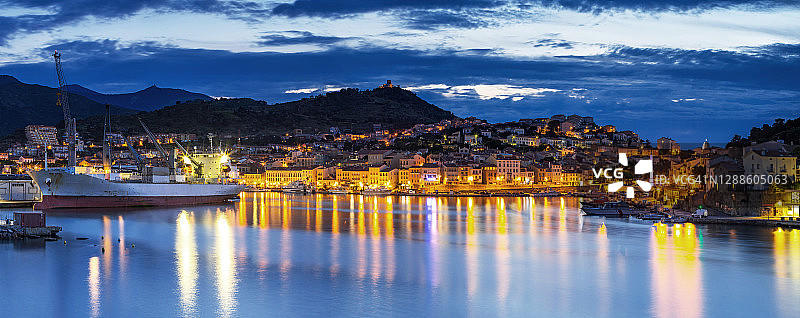 法国滨海阿尔贝斯港图片素材