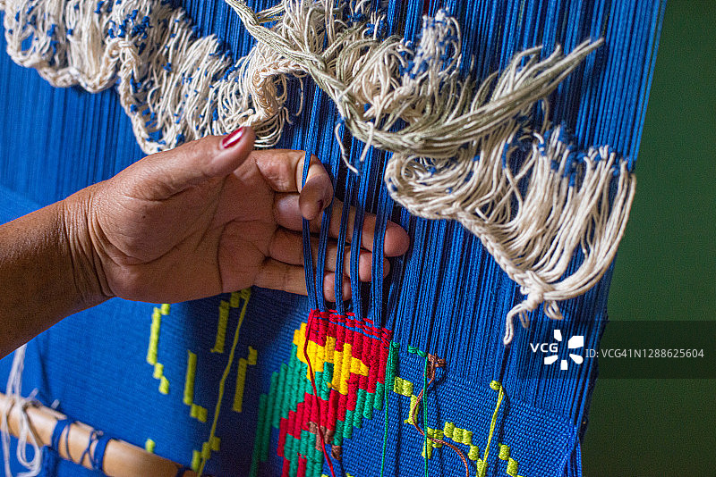 手动织布机图片素材